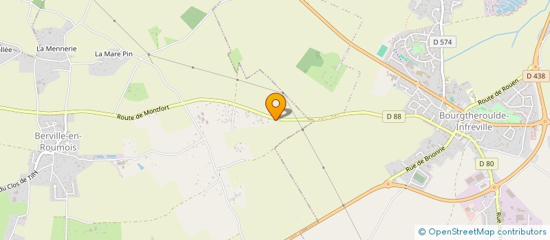 localisation de l'entreprise MONSIEUR JEAN-PAUL FLAMENT  LES MONTS DU ROUMOIS