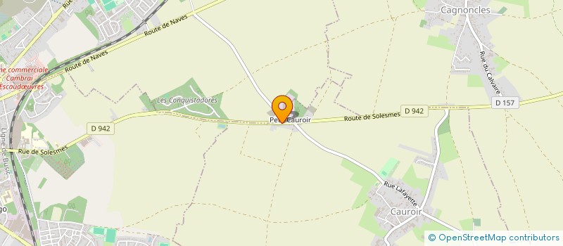 localisation de l'entreprise MONSIEUR JEAN PAUL FLAUX  CAUROIR