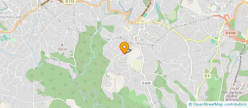 localisation de l'entreprise MONSIEUR JEAN PAUL FONSECA  GRASSE