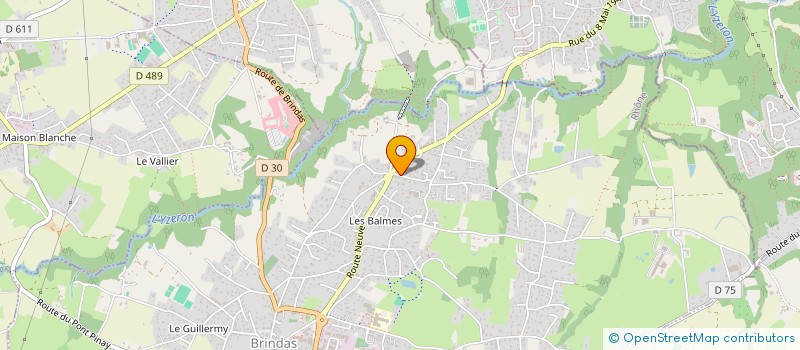 localisation de l'entreprise MONSIEUR JEAN-PAUL FONTANEL  BRINDAS