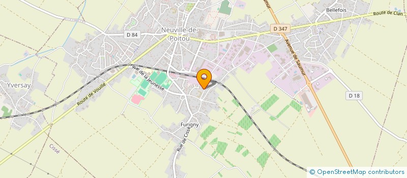 localisation de l'entreprise MONSIEUR JEAN-PAUL FOUCAUD  NEUVILLE-DE-POITOU