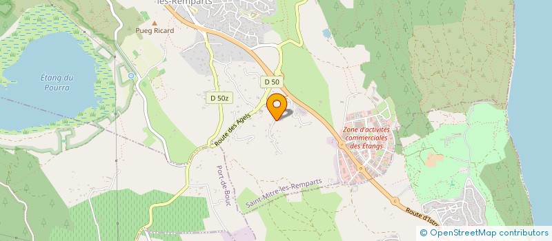 localisation de l'entreprise MONSIEUR JEAN PAUL FRAIMONT  SAINT-MITRE-LES-REMPARTS