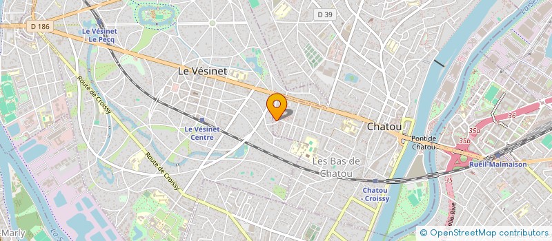 localisation de l'entreprise MONSIEUR JEAN-PAUL FRANCILLON à CHATOU