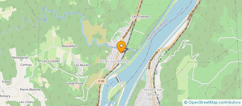 localisation de l'entreprise MONSIEUR JEAN-PAUL FRANCOIS à ARRAS-SUR-RHONE