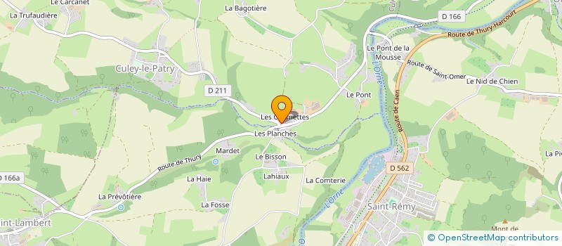 localisation de l'entreprise MONSIEUR JEAN-PAUL FRIGOT  CULEY-LE-PATRY