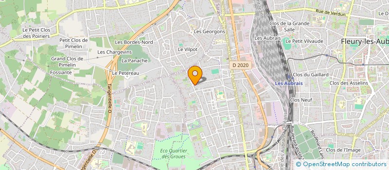 localisation de l'entreprise MONSIEUR JEAN-PAUL GABERT  ORLEANS