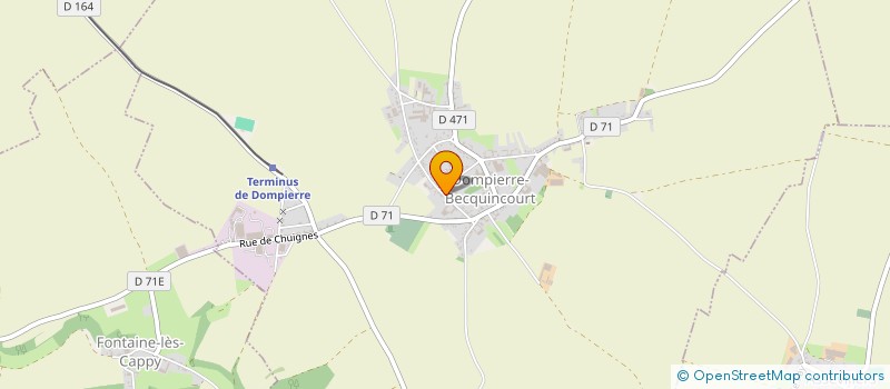 localisation de l'entreprise MONSIEUR JEAN-PAUL GAFFE  DOMPIERRE-BECQUINCOURT