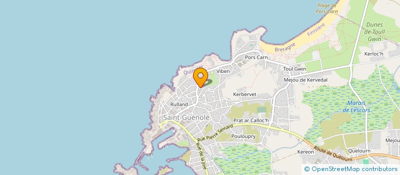 localisation de l'entreprise MONSIEUR JEAN-PAUL GALAOR  PENMARCH