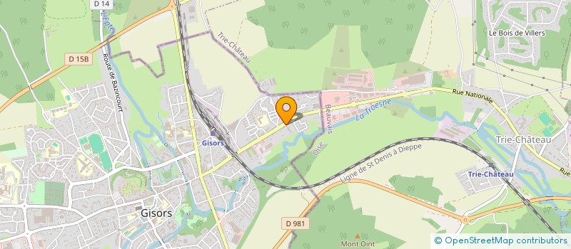 localisation de l'entreprise MONSIEUR JEAN-PAUL GALLAIS  GISORS