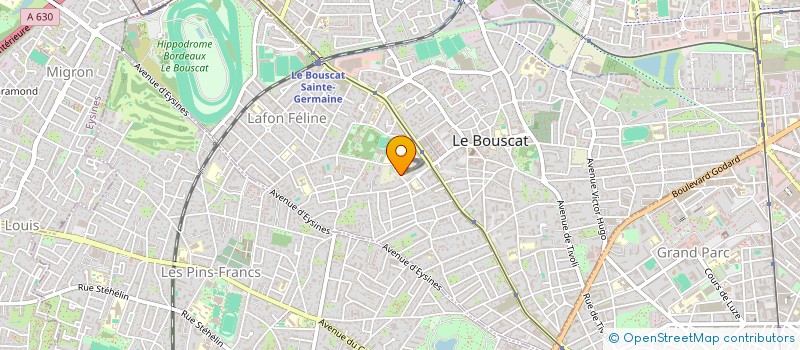 localisation de l'entreprise MONSIEUR JEAN-PAUL GALLOIS  LE BOUSCAT