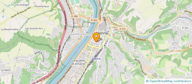 localisation de l'entreprise MONSIEUR JEAN-PAUL GARD à VIENNE