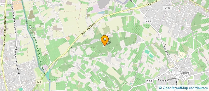 localisation de l'entreprise MONSIEUR JEAN-PAUL GARNIER  PERNES-LES-FONTAINES