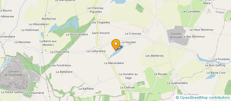 localisation de l'entreprise MONSIEUR JEAN-PAUL GARNIER  GUIPEL