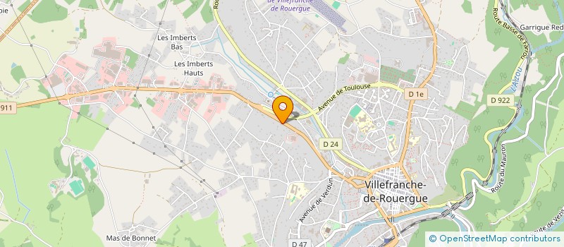 localisation de l'entreprise MONSIEUR JEAN-PAUL GARRIGUES  VILLEFRANCHE-DE-ROUERGUE