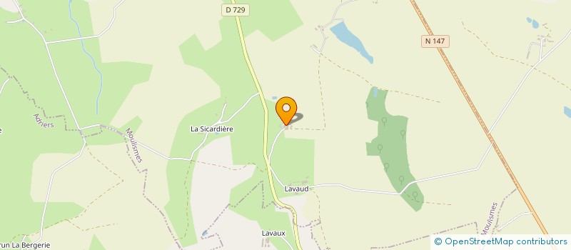 localisation de l'entreprise MONSIEUR JEAN-PAUL GENIN  MOULISMES