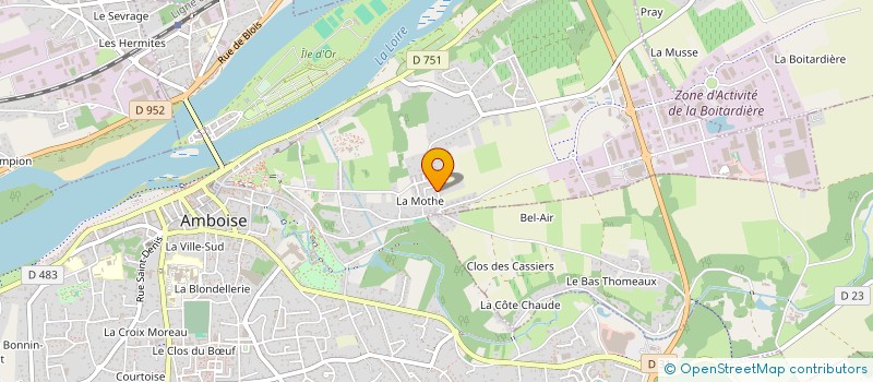 localisation de l'entreprise MONSIEUR JEAN-PAUL GENOINO  AMBOISE