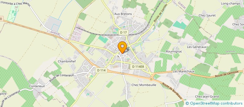 localisation de l'entreprise MONSIEUR JEAN-PAUL GIAI GIANETTO  COZES