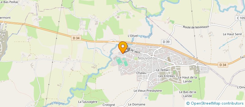 localisation de l'entreprise MONSIEUR JEAN PAUL GILLOT  NOUVOITOU