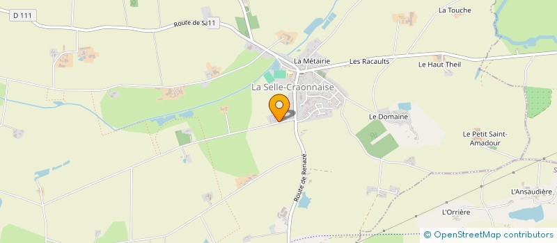 localisation de l'entreprise MONSIEUR JEAN-PAUL GIRANDIER à SELLE-CRAONNAISE (LA)