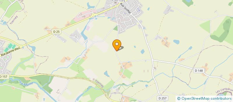 localisation de l'entreprise MONSIEUR JEAN-PAUL GIRARD  YZERNAY