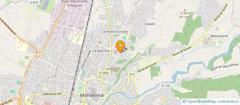 localisation de l'entreprise MONSIEUR JEAN-PAUL GIRARD à MONTELIMAR