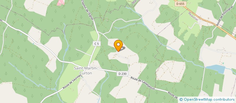 localisation de l'entreprise MONSIEUR JEAN-PAUL GLORYS  SAINT-MARTIN-CURTON