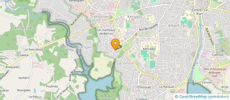 localisation de l'entreprise MONSIEUR JEAN-PAUL GOMBAUD à VANNES