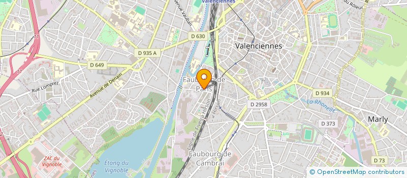 localisation de l'entreprise MONSIEUR JEAN-PAUL GOMES  VALENCIENNES