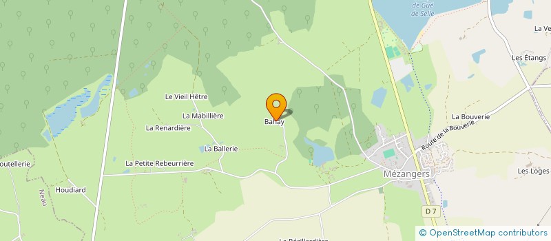 localisation de l'entreprise MONSIEUR JEAN-PAUL GOUALLIER  MEZANGERS