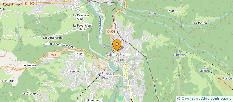 localisation de l'entreprise MONSIEUR JEAN-PAUL GOUEDARD  SAINT-GERVAIS-LES-BAINS