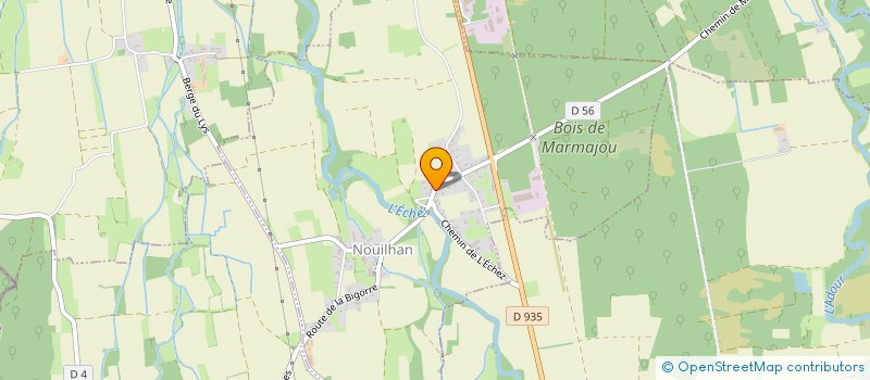 localisation de l'entreprise MONSIEUR JEAN-PAUL GOUREAU  NOUILHAN