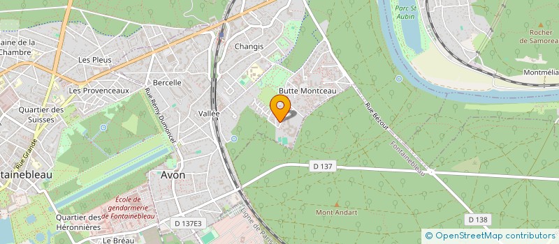 localisation de l'entreprise MONSIEUR JEAN PAUL GRANDIERE à AVON