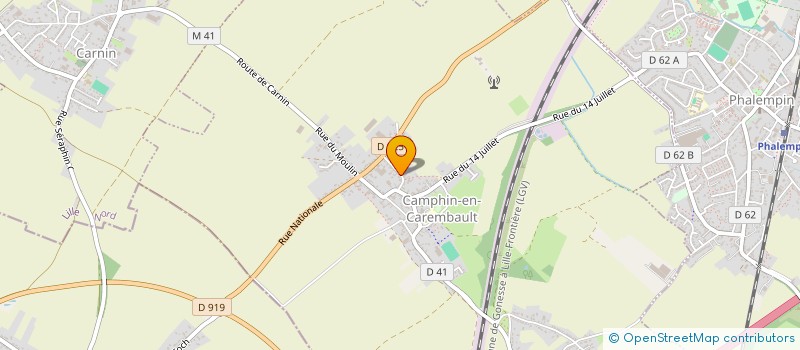 localisation de l'entreprise MONSIEUR JEAN-PAUL GRAUWIN à CAMPHIN-EN-CAREMBAULT
