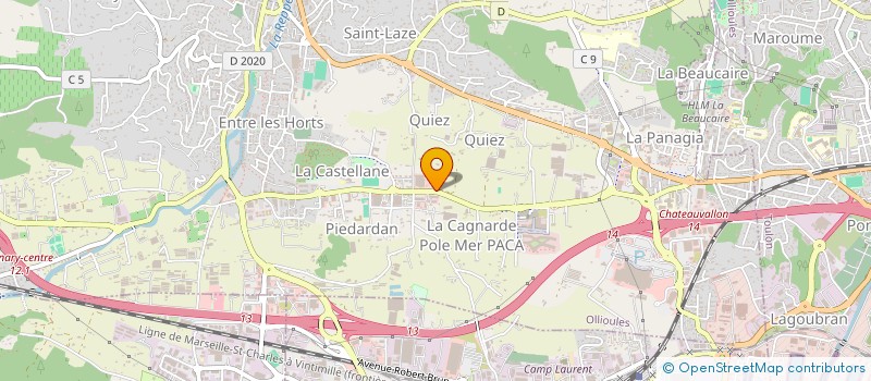 localisation de l'entreprise MONSIEUR JEAN PAUL GRISONI  OLLIOULES