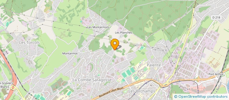 localisation de l'entreprise MONSIEUR JEAN-PAUL GROSBOIS  BESANCON