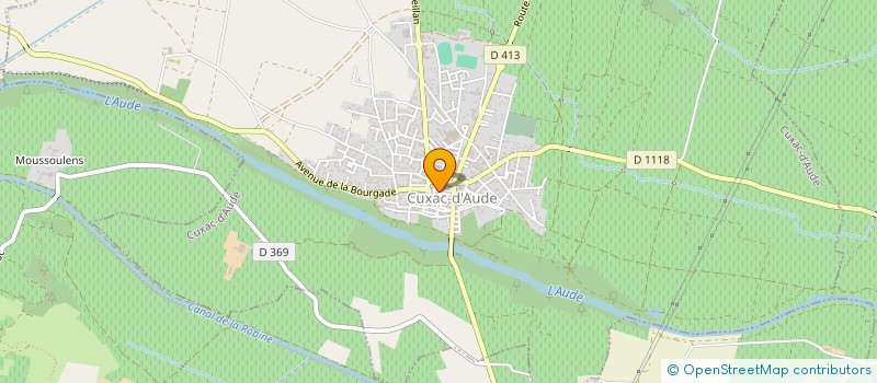 localisation de l'entreprise MONSIEUR JEAN PAUL GROSS  CUXAC-D'AUDE