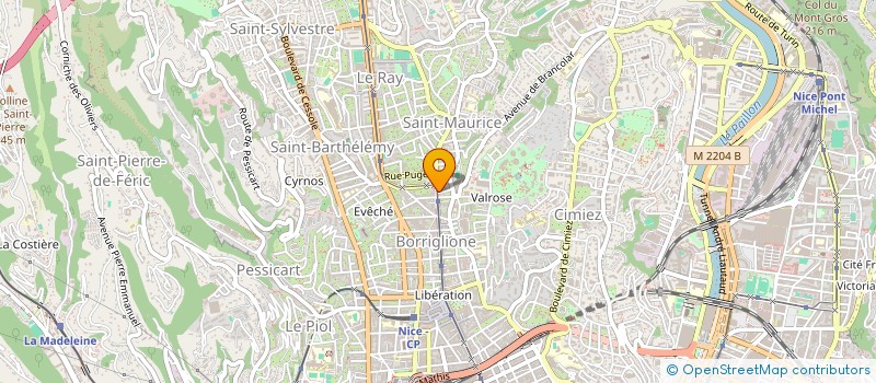 localisation de l'entreprise MONSIEUR JEAN-PAUL GUENEAU  NICE