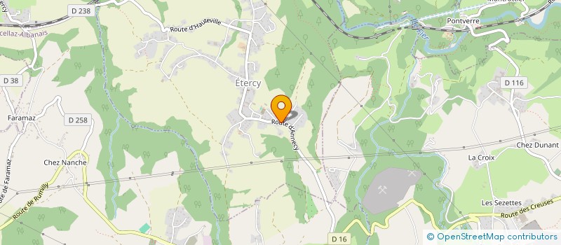 localisation de l'entreprise MONSIEUR JEAN PAUL GUERLEZ  ETERCY