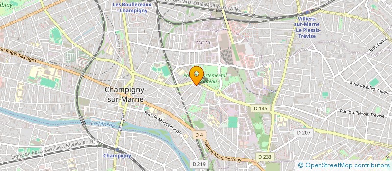 localisation de l'entreprise MONSIEUR JEAN-PAUL GUERRIER à CHAMPIGNY-SUR-MARNE