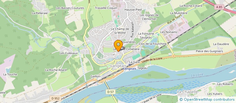 localisation de l'entreprise MONSIEUR JEAN-PAUL GUILLARD  LANGEAIS