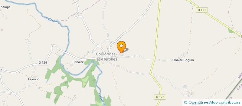 localisation de l'entreprise MONSIEUR JEAN-PAUL GUILLEMAIN  COULONGES-LES-HEROLLES