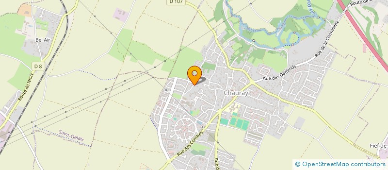 localisation de l'entreprise MONSIEUR JEAN-PAUL GUINAUDEAU  CHAURAY