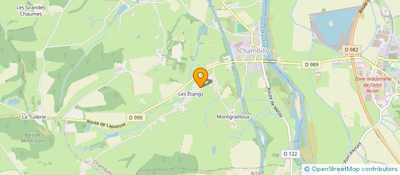 localisation de l'entreprise MONSIEUR JEAN PAUL GUINET  CHAMBILLY