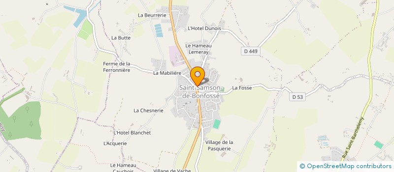 localisation de l'entreprise MONSIEUR JEAN-PAUL HARDY  BOURGVALLEES