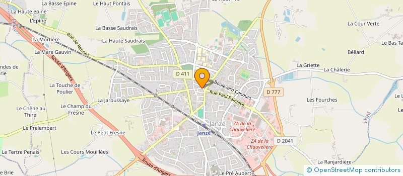 localisation de l'entreprise MONSIEUR JEAN-PAUL HAZARD  JANZE