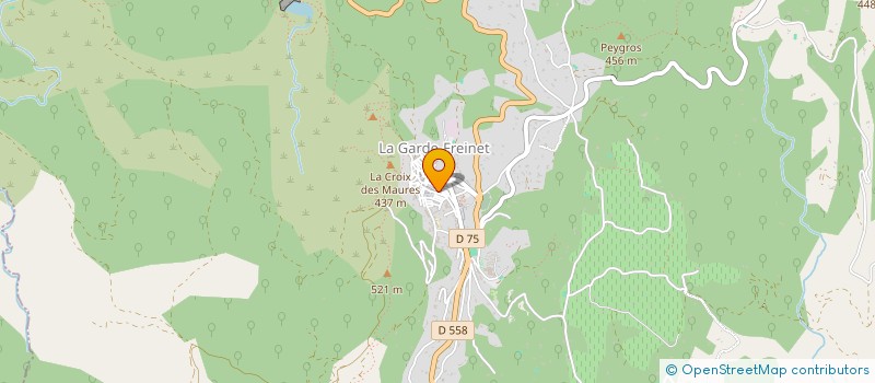 localisation de l'entreprise MONSIEUR JEAN-PAUL HEBRARD  LA GARDE-FREINET