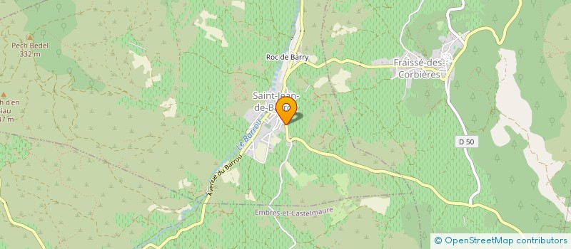 localisation de l'entreprise MONSIEUR JEAN-PAUL HERAIL  SAINT-JEAN-DE-BARROU