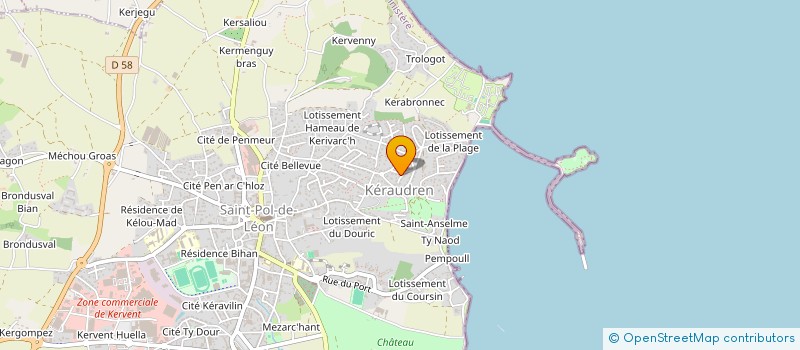 localisation de l'entreprise MONSIEUR JEAN-PAUL HERRY  SAINT-POL-DE-LEON