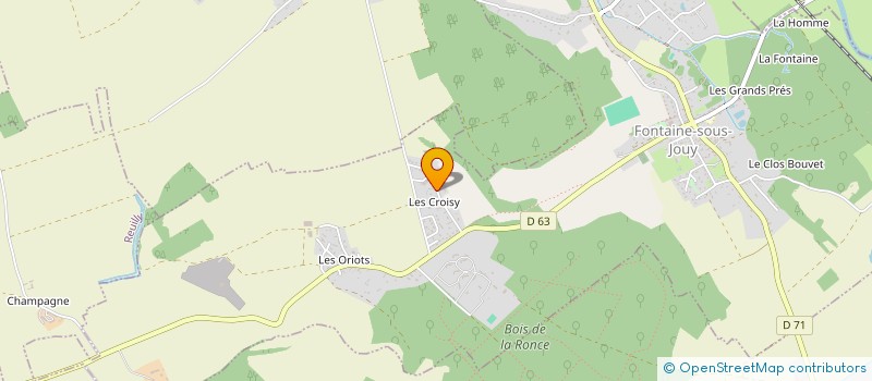 localisation de l'entreprise MONSIEUR JEAN-PAUL HERSERANT  FONTAINE-SOUS-JOUY