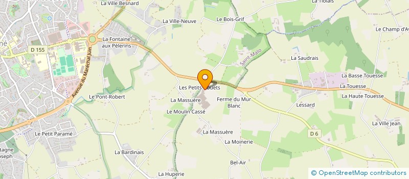 localisation de l'entreprise MONSIEUR JEAN-PAUL HIREL  SAINT-COULOMB